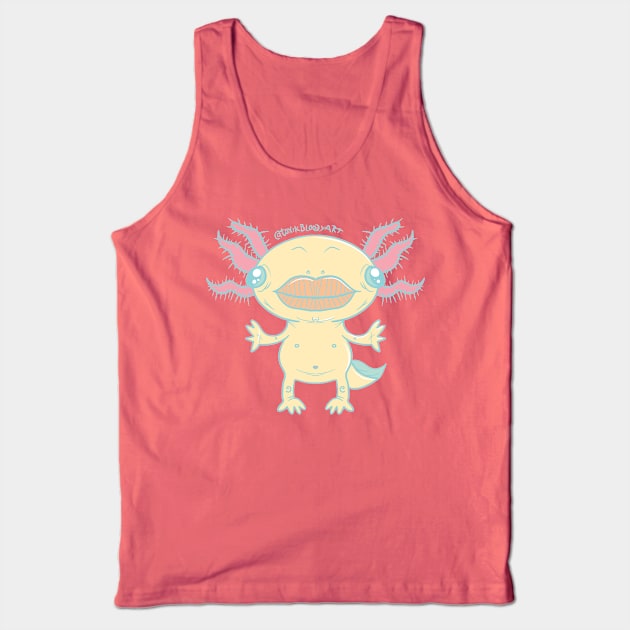 axolotl Tank Top by toxikbloodyart